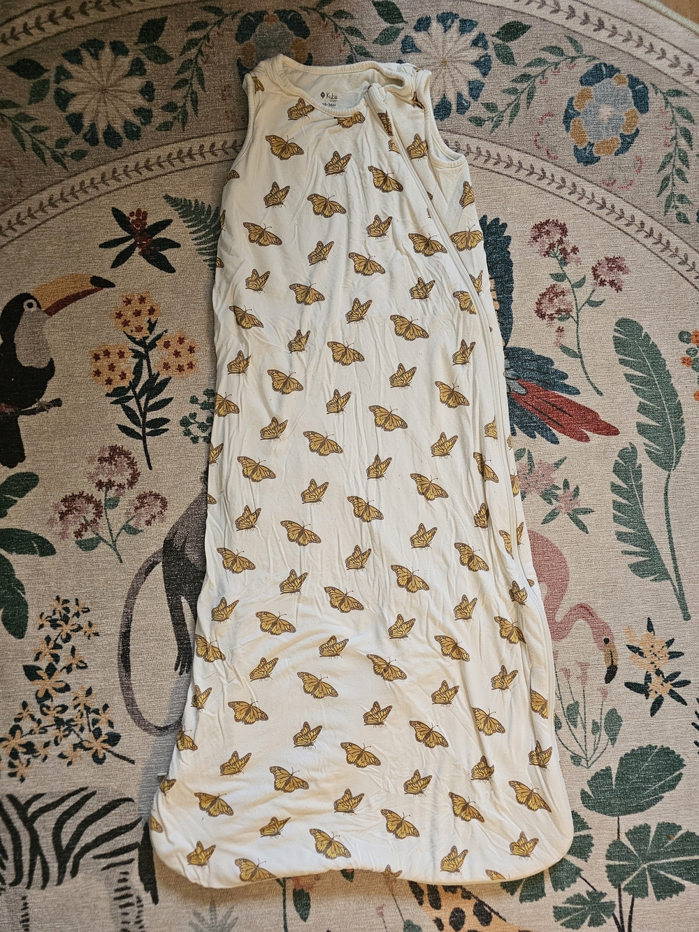Kyte BABY Sleepsack - Butterfly Print - 1 tog - Size L (18-36 Months)